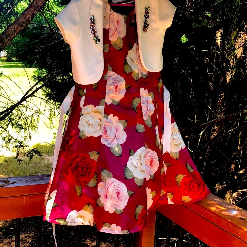 Elegant Rose Dress